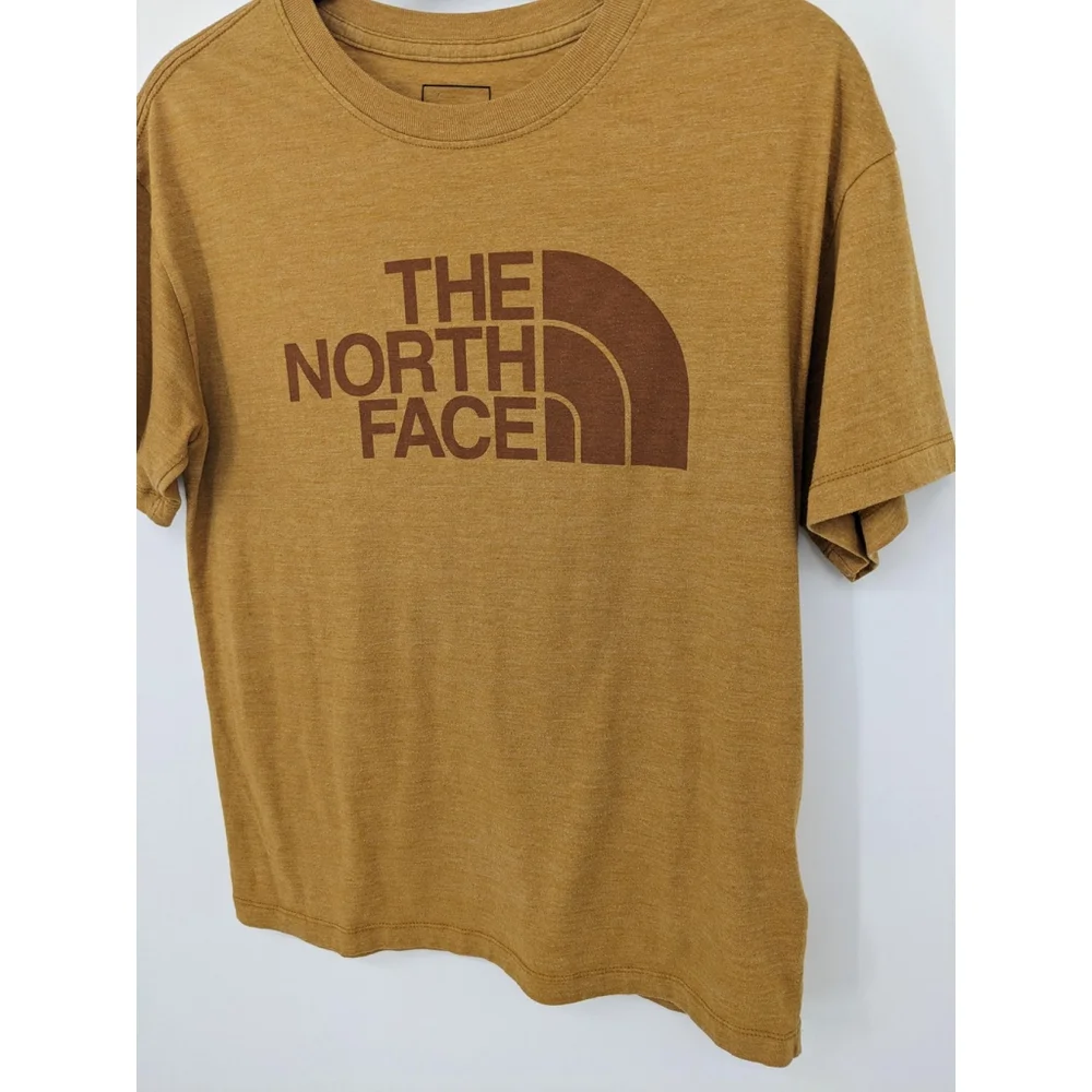 The North Face Shirt Womens Small Yellow Graphic Outdoor Lightweight‎ Hiking - Picture 2 of 9